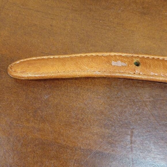 Brighton Skinny Beaded Leather Belt, Size M/32 - Vintage! main image 13